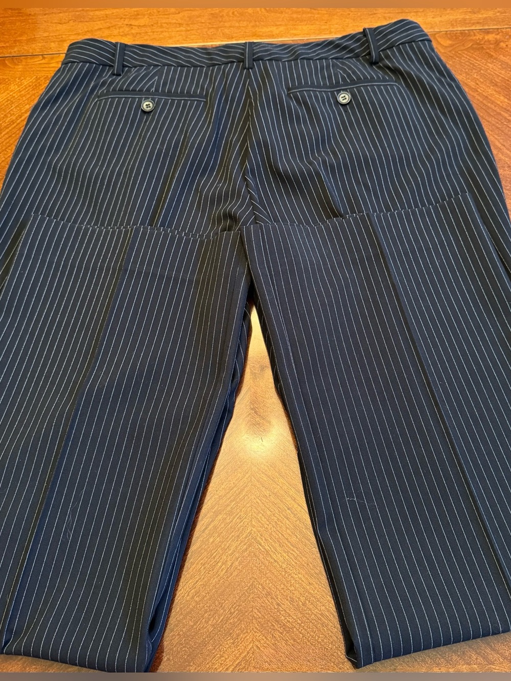 The Limited Pants Black Pinstripe Boot Cut Pants Size - 12 - Picture 7 of 12